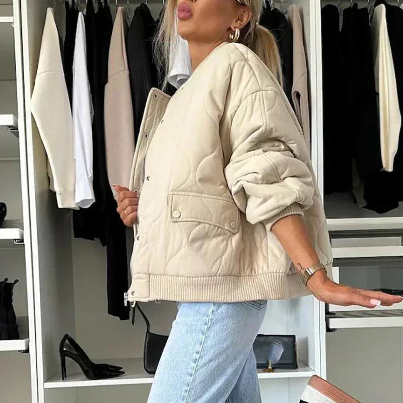 Maisie - Chaqueta Otoñal de Mujer Bomber | Corte Entallado