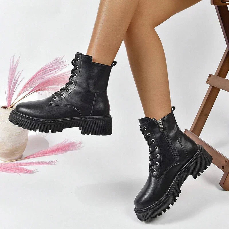 Klara | Botines térmicos para mujer con interior elegante y suela de trekking