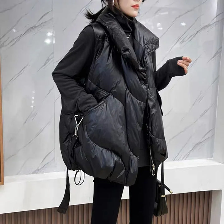 Marvella - Chaleco acolchado oversize para mujer – cálido y estiloso