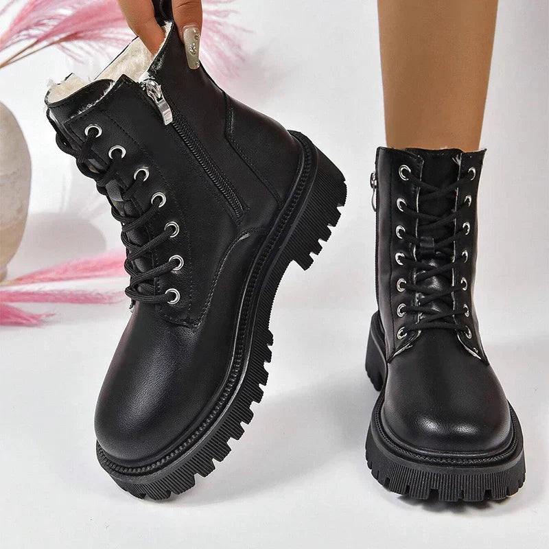 Klara | Botines térmicos para mujer con interior elegante y suela de trekking
