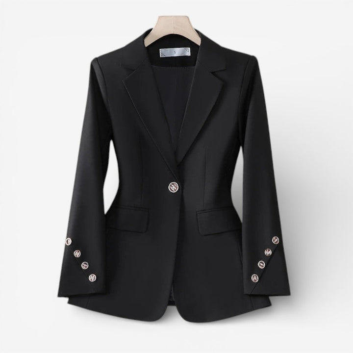 Joanna | Blazer de mujer con mangas largas y cierre de botones, elegante