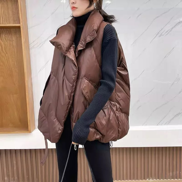 Marvella - Chaleco acolchado oversize para mujer – cálido y estiloso