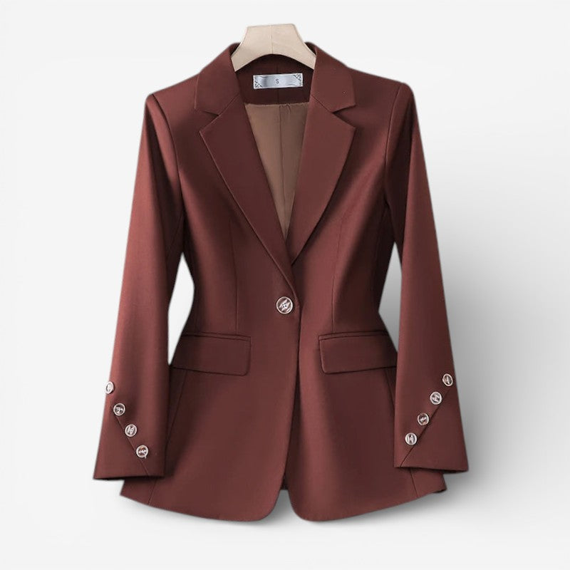 Joanna | Blazer de mujer con mangas largas y cierre de botones, elegante