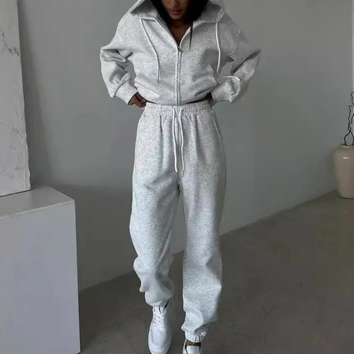 Idalia - Conjunto de chándal con sudadera con cremallera