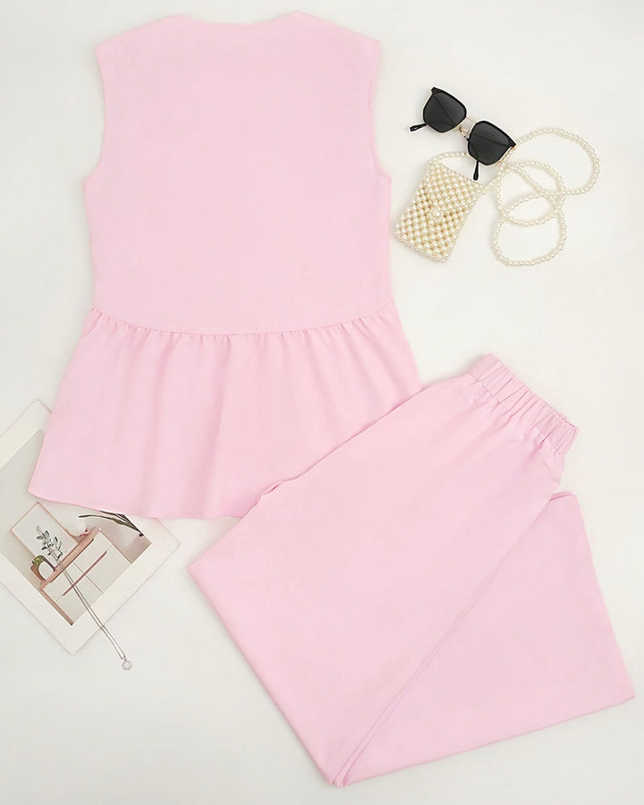 Persis | Conjunto casual de mujer con top de tirantes