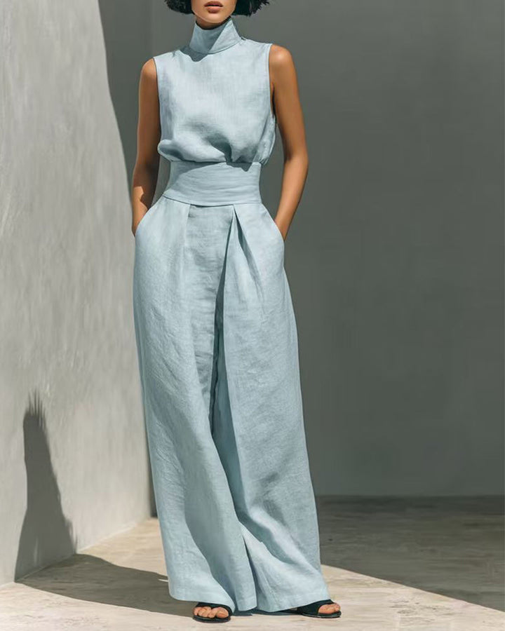 Lenna | Conjunto elegante de mujer con top sin mangas