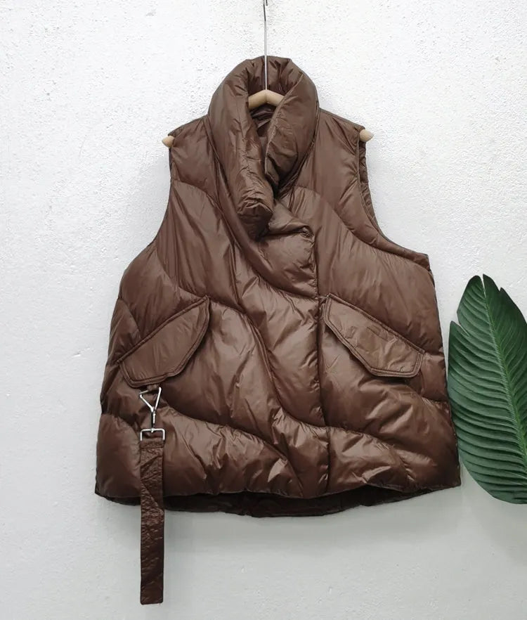 Marvella - Chaleco acolchado oversize para mujer – cálido y estiloso