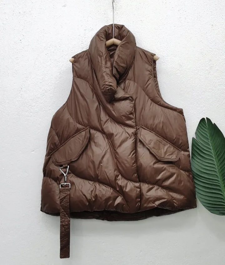 Marvella - Chaleco acolchado oversize para mujer – cálido y estiloso