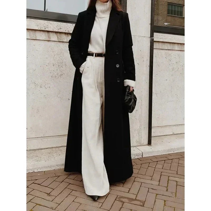 Cordelia | Abrigo largo de mujer de doble botonadura