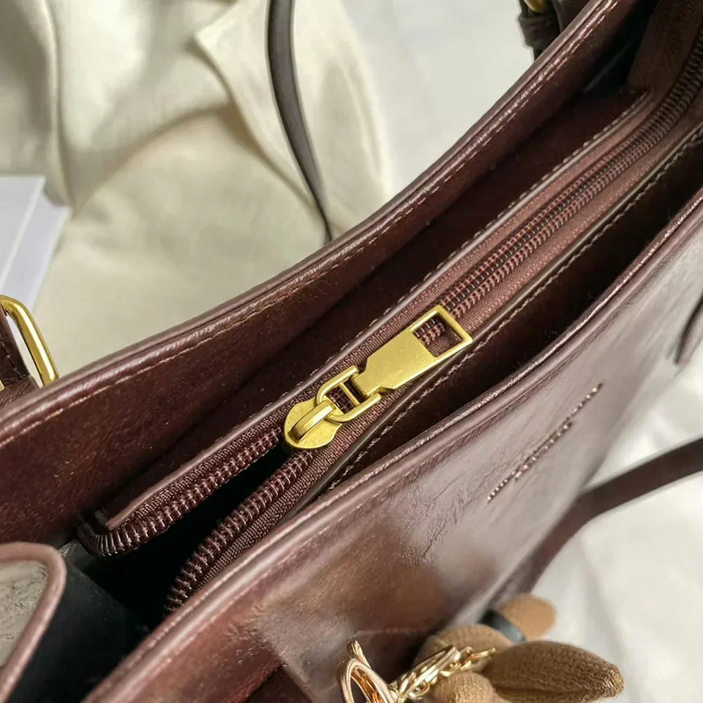Zara | Elegante bolso de cuero + perchero para bolso gratuito
