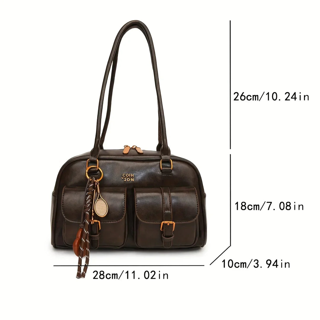 Ariel | Bolso de hombro de piel vegana, elegante y práctico