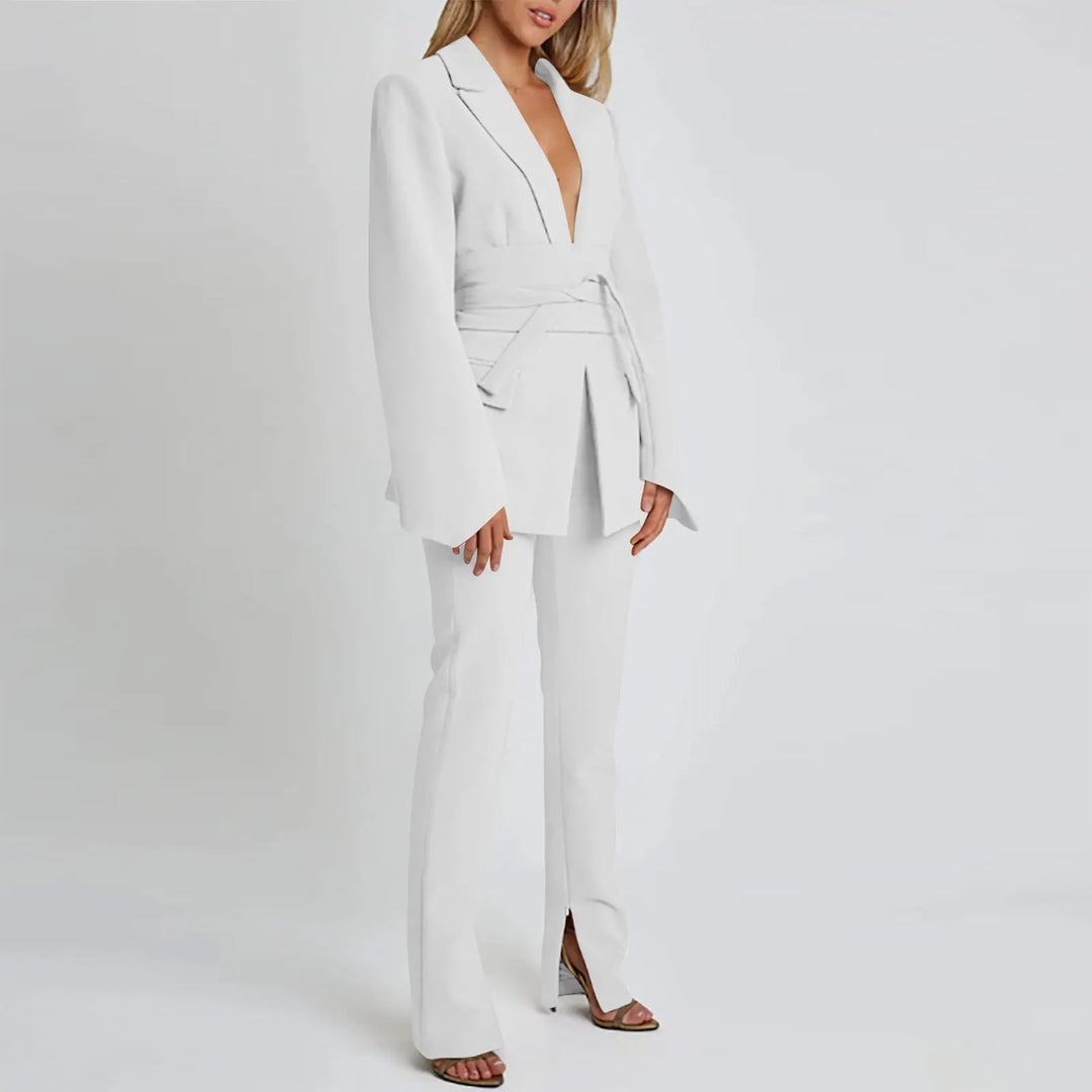 Ivy | Blazer elegante para mujer con cinturón