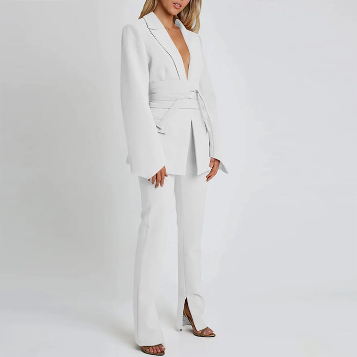 Ivy | Blazer elegante para mujer con cinturón