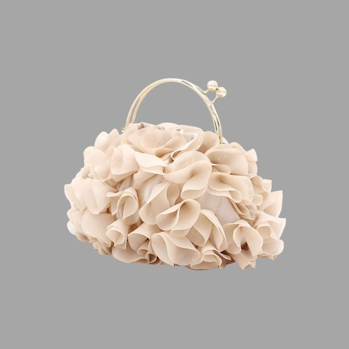 Elanthis - Bolso de mujer universal en forma de pétalos con cadena desmontable de diseño elegante