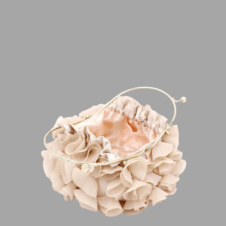 Elanthis - Bolso de mujer universal en forma de pétalos con cadena desmontable de diseño elegante
