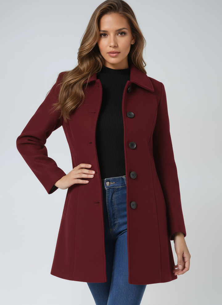 Isla | Trench clásico para mujer con botones y cuello