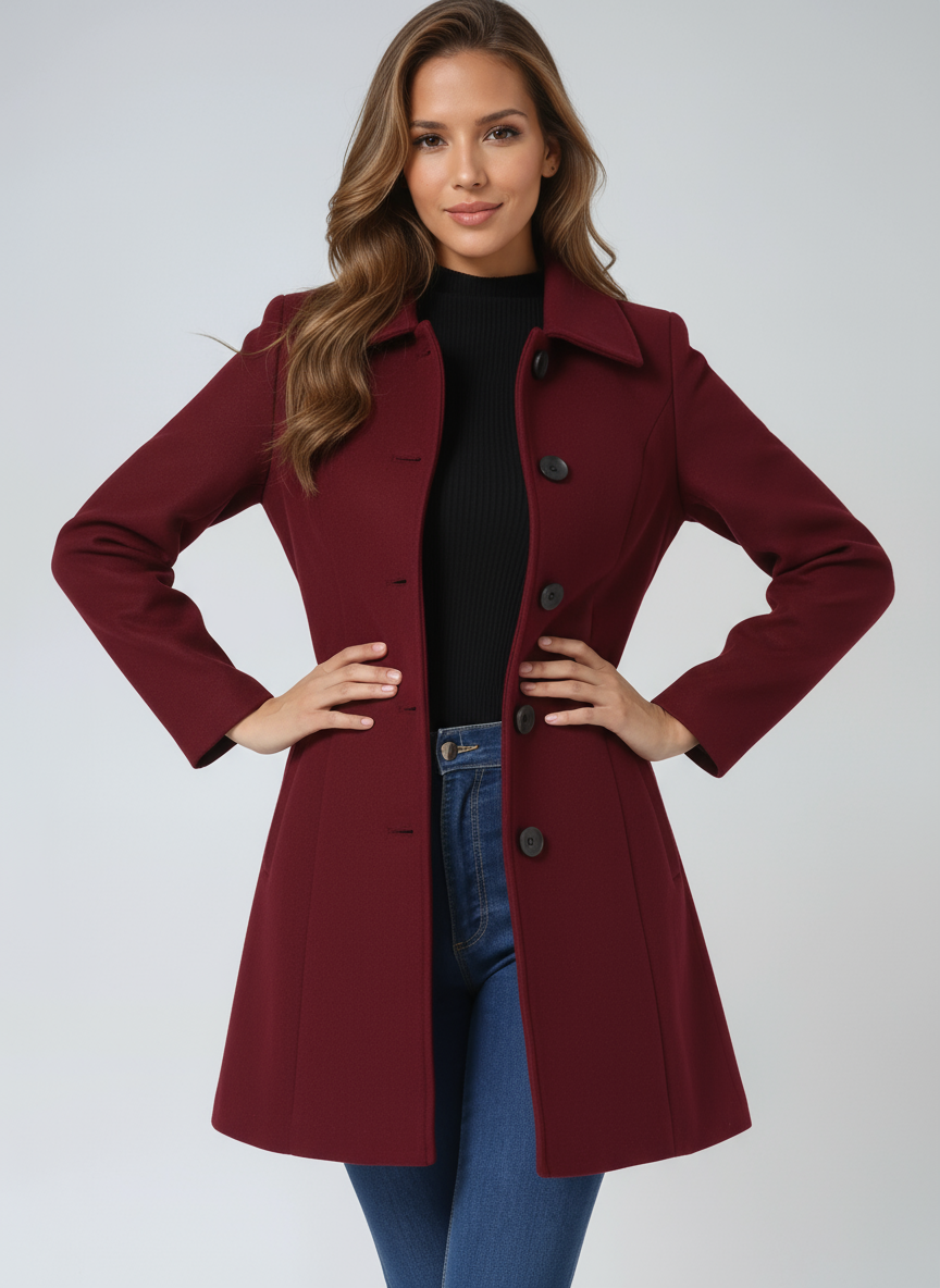 Isla | Trench clásico para mujer con botones y cuello