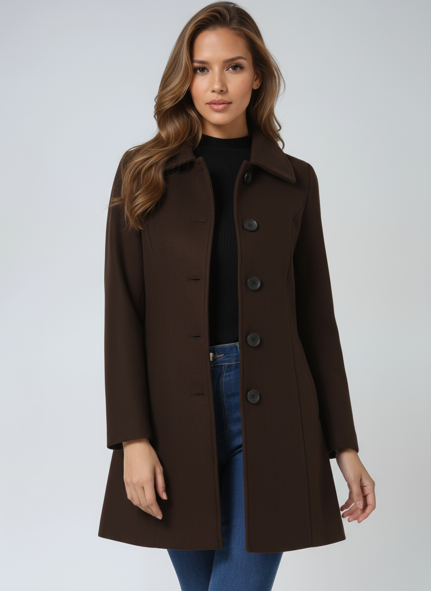 Isla | Trench clásico para mujer con botones y cuello