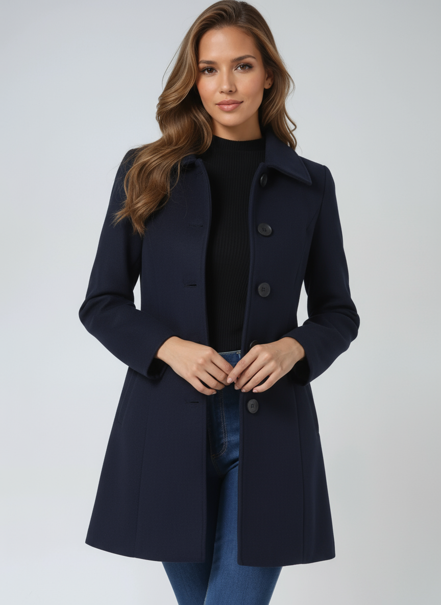 Isla | Trench clásico para mujer con botones y cuello