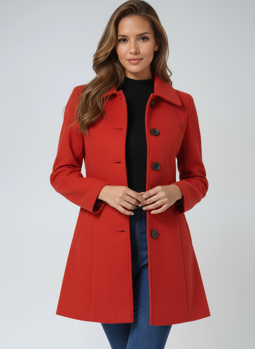 Isla | Trench clásico para mujer con botones y cuello
