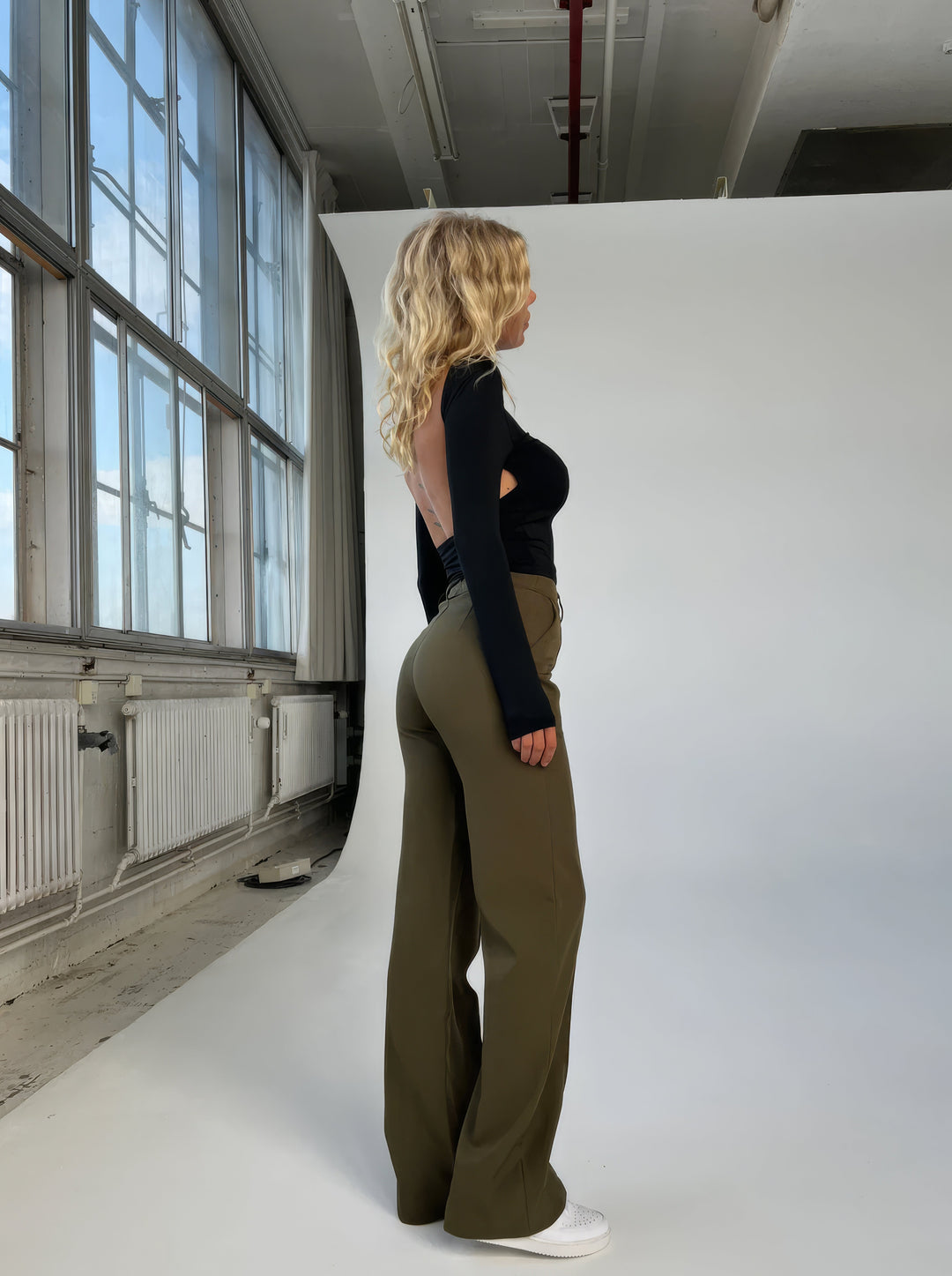 Isabella | Pantalones elegantes de mujer de cintura alta