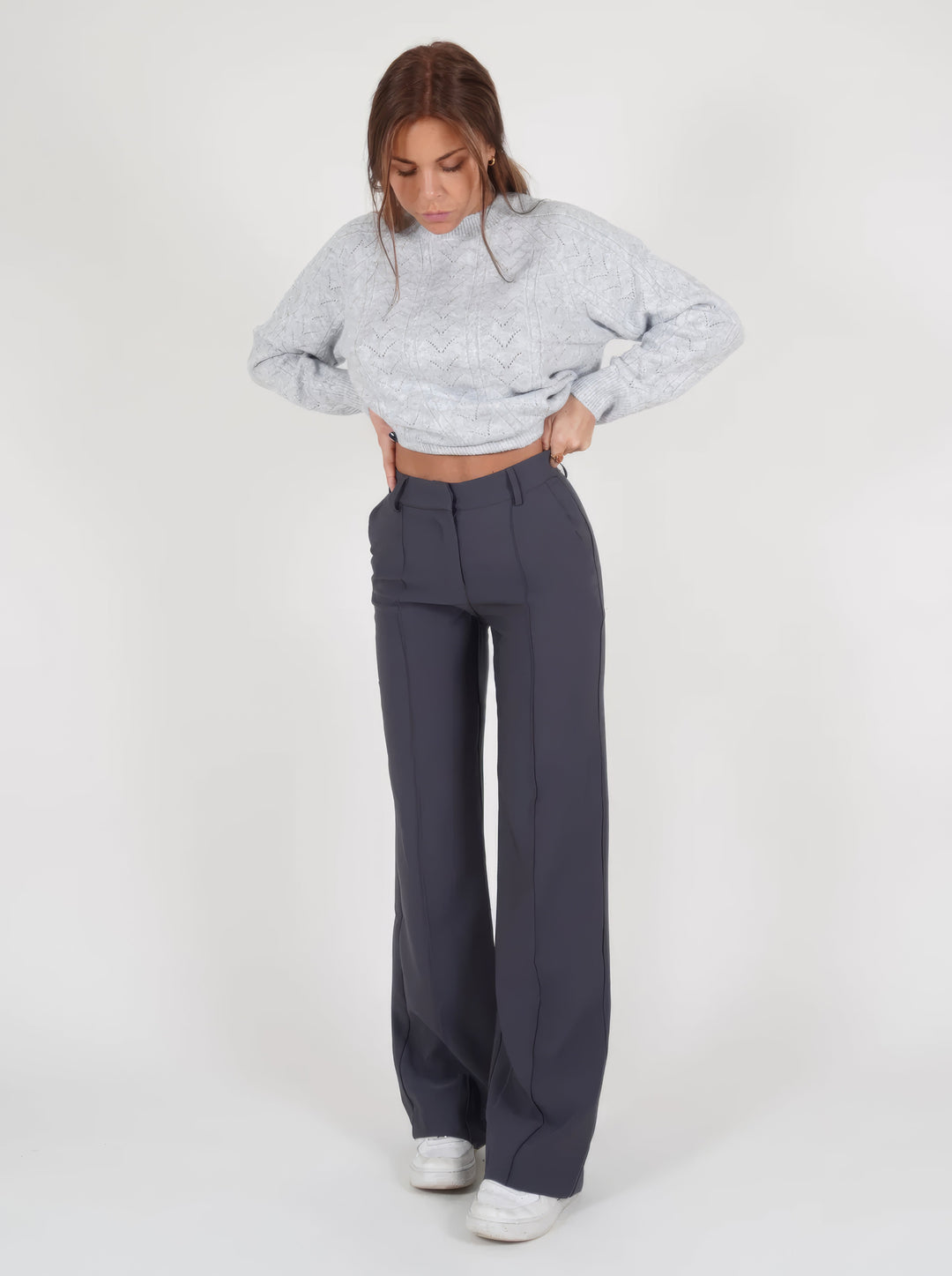 Isabella | Pantalones elegantes de mujer de cintura alta