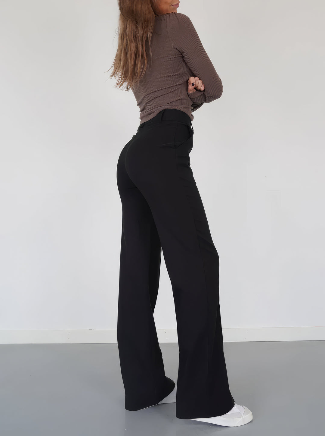 Isabella | Pantalones elegantes de mujer de cintura alta