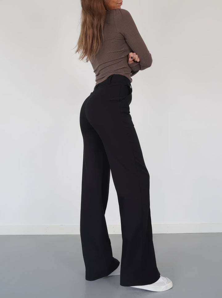 Isabella | Pantalones elegantes de mujer de cintura alta