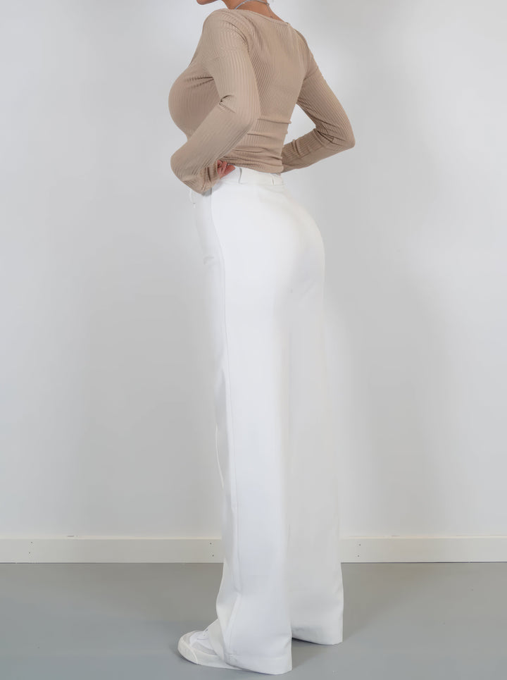 Isabella | Pantalones elegantes de mujer de cintura alta