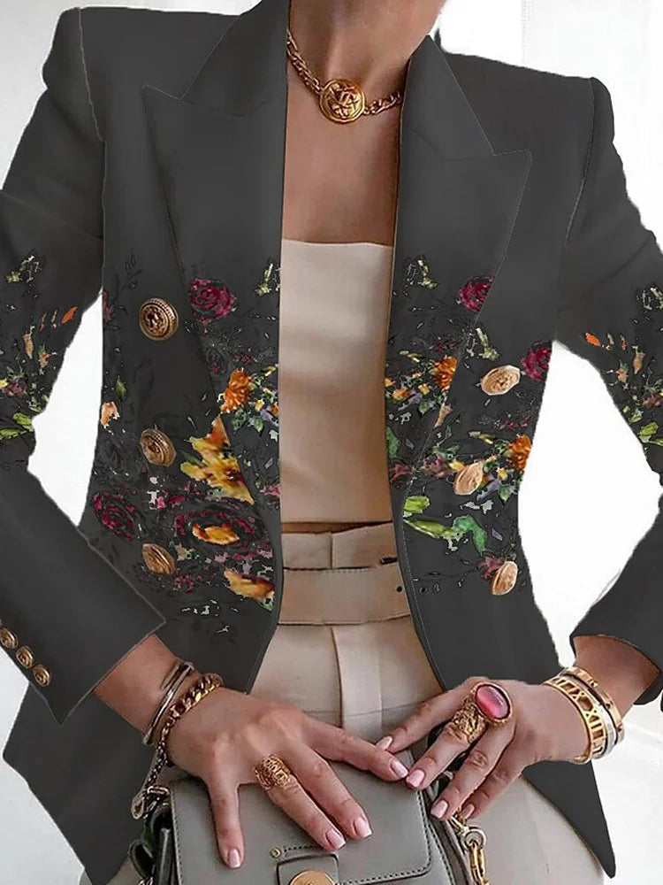Liora - Chaqueta de mujer con flores | Informal