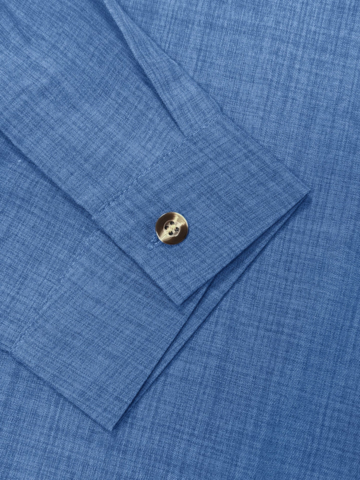 Dalilah | Camisa de mujer con cuello y manga larga, blusa elegante