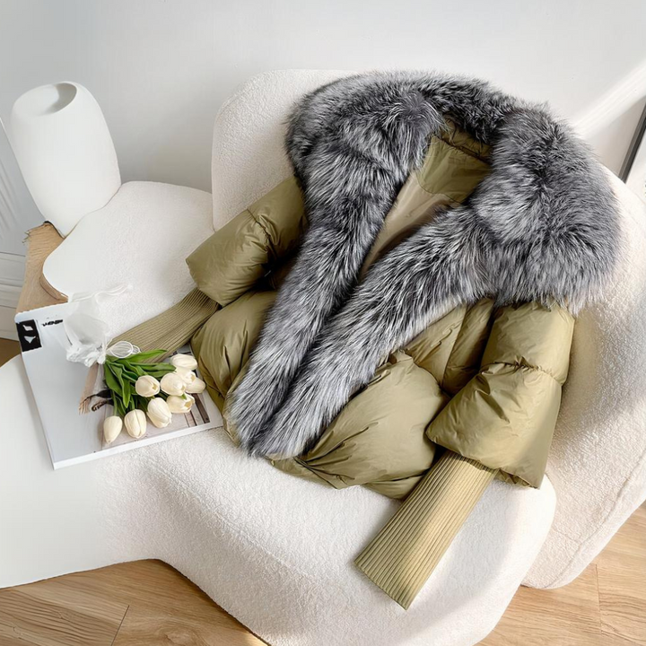 Elara - Chaqueta de Invierno para Mujer | Acolchada con Capucha | Cálida y Estilosa | Ideal para el Invierno