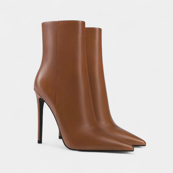 Naila | Botines de mujer con tacón y punta afilada, elegantes para otoño