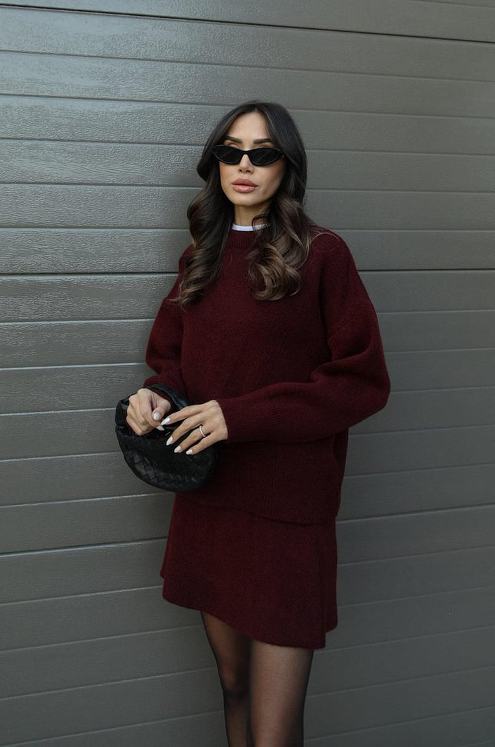 Seraphine | Conjunto de otoño de suave lana