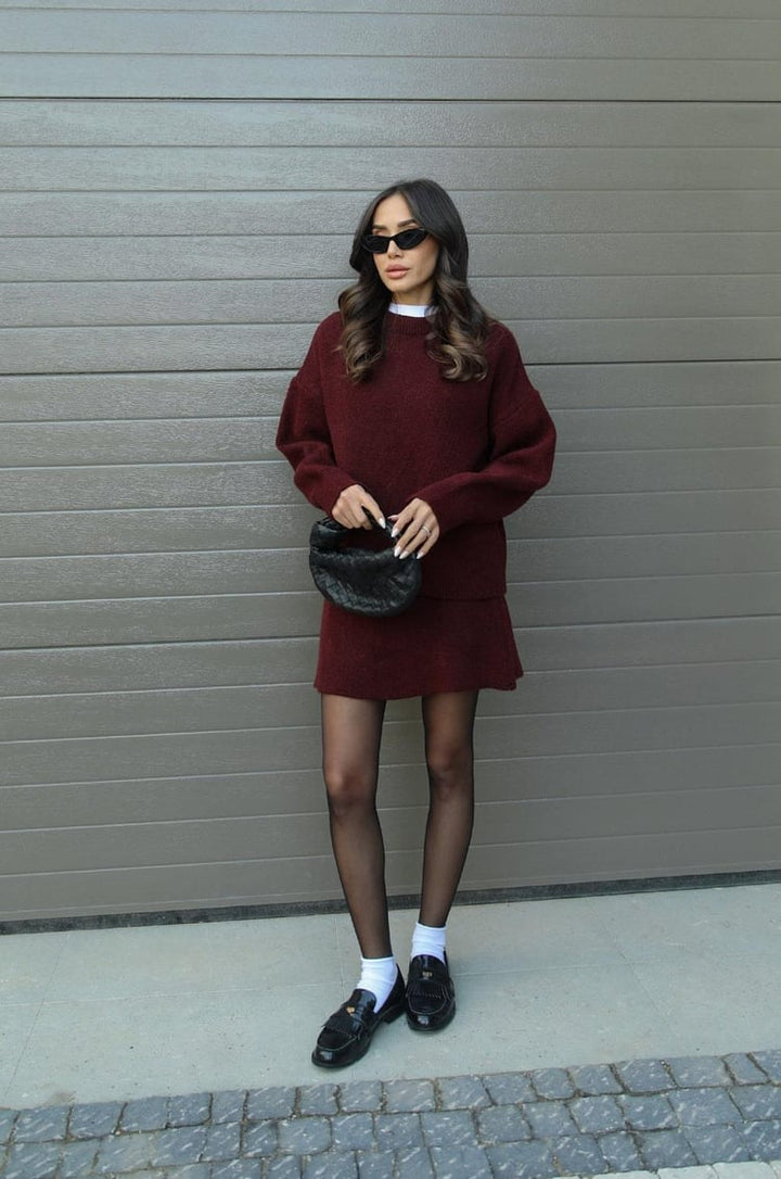 Seraphine | Conjunto de otoño de suave lana