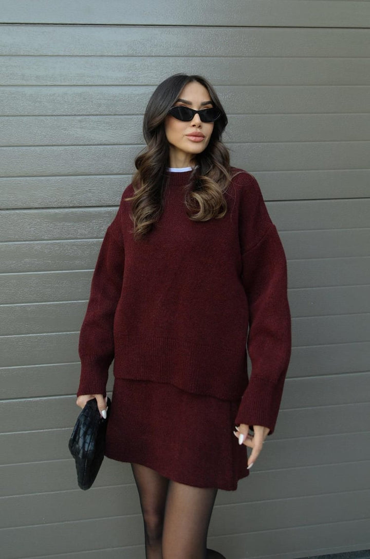 Seraphine | Conjunto de otoño de suave lana