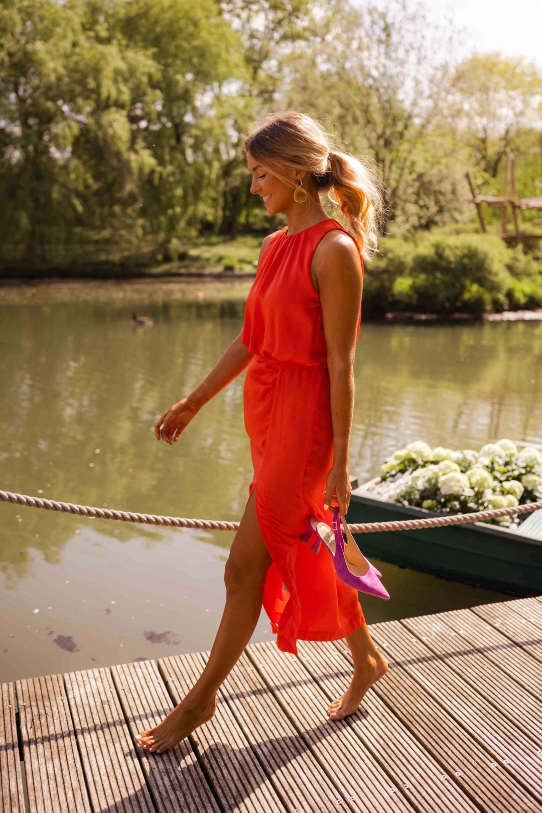 Etheldreda | Brielle – vestido de noche midi para mujer
