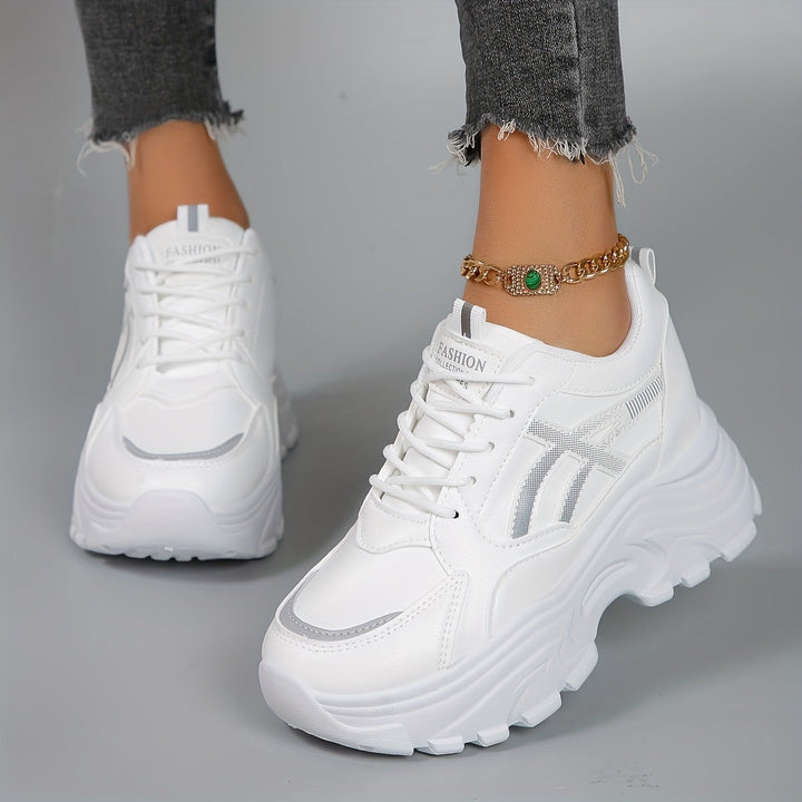 Seren - Zapatillas deportivas de mujer con plataforma