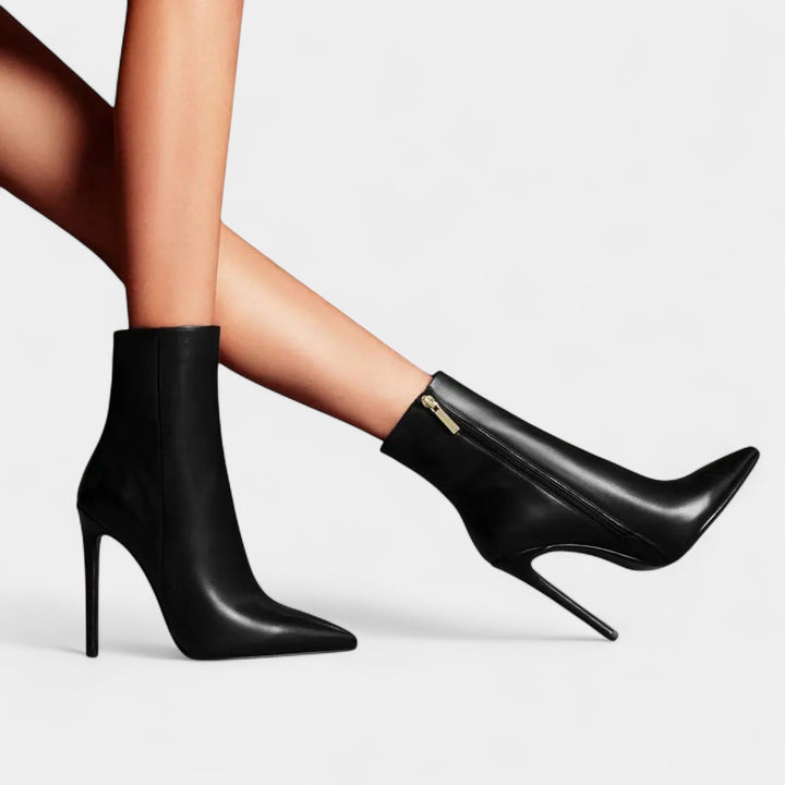 Naila | Botines de mujer con tacón y punta afilada, elegantes para otoño