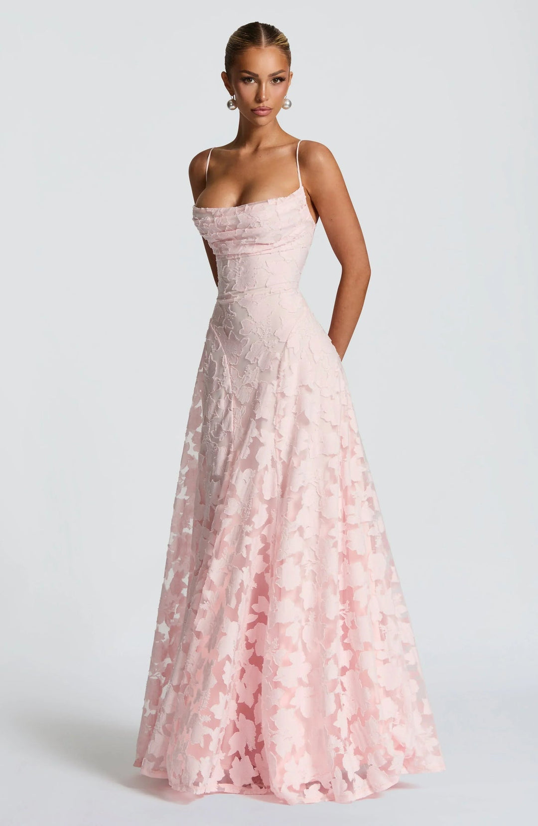 Lilly | vestido de noche femenino con corte en A, estilo maxi