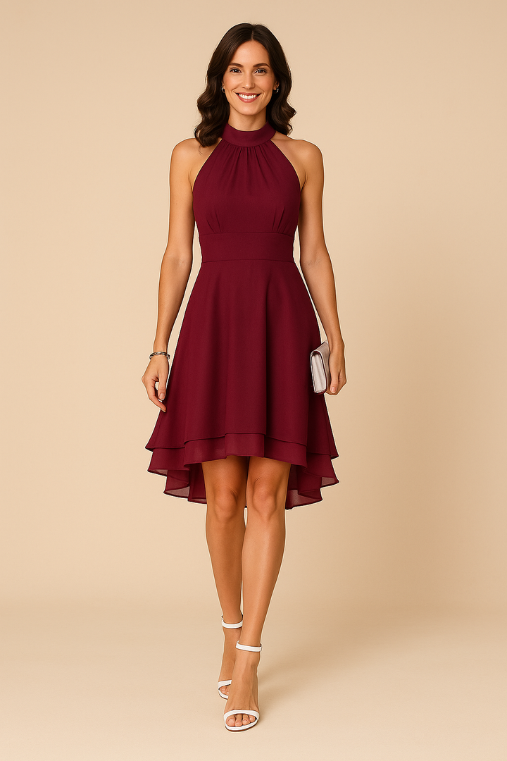 Addison | Vestido elegante con falda acampanada