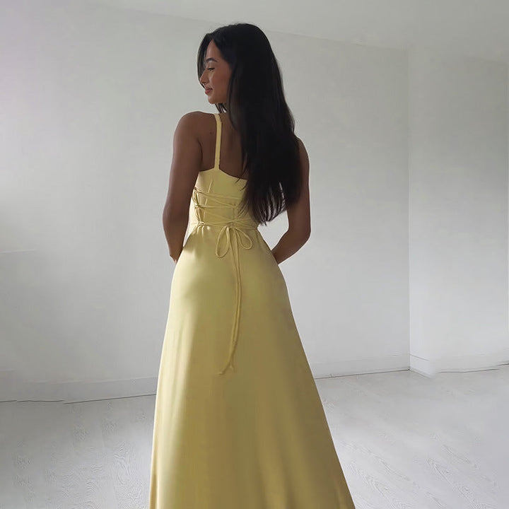 Paulina - Vestido maxi sin tirantes