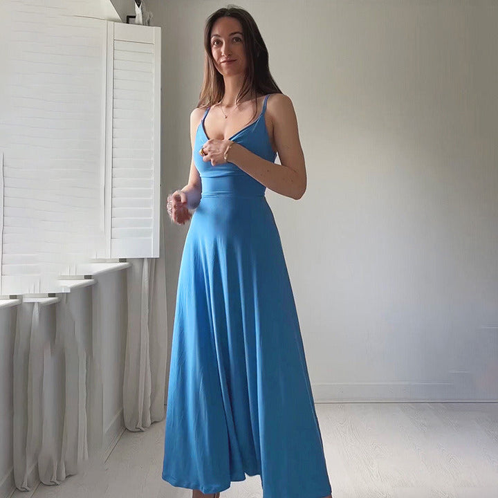 Paulina - Vestido maxi sin tirantes