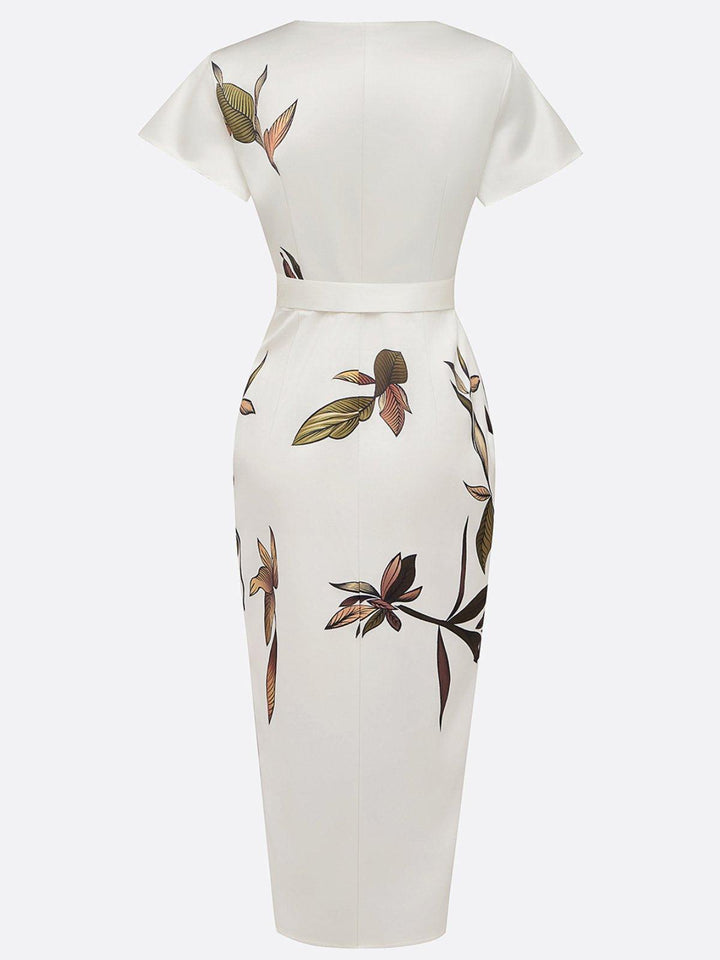 Alex | Vestido de mujer elegante y ajustado, estilo envolvente