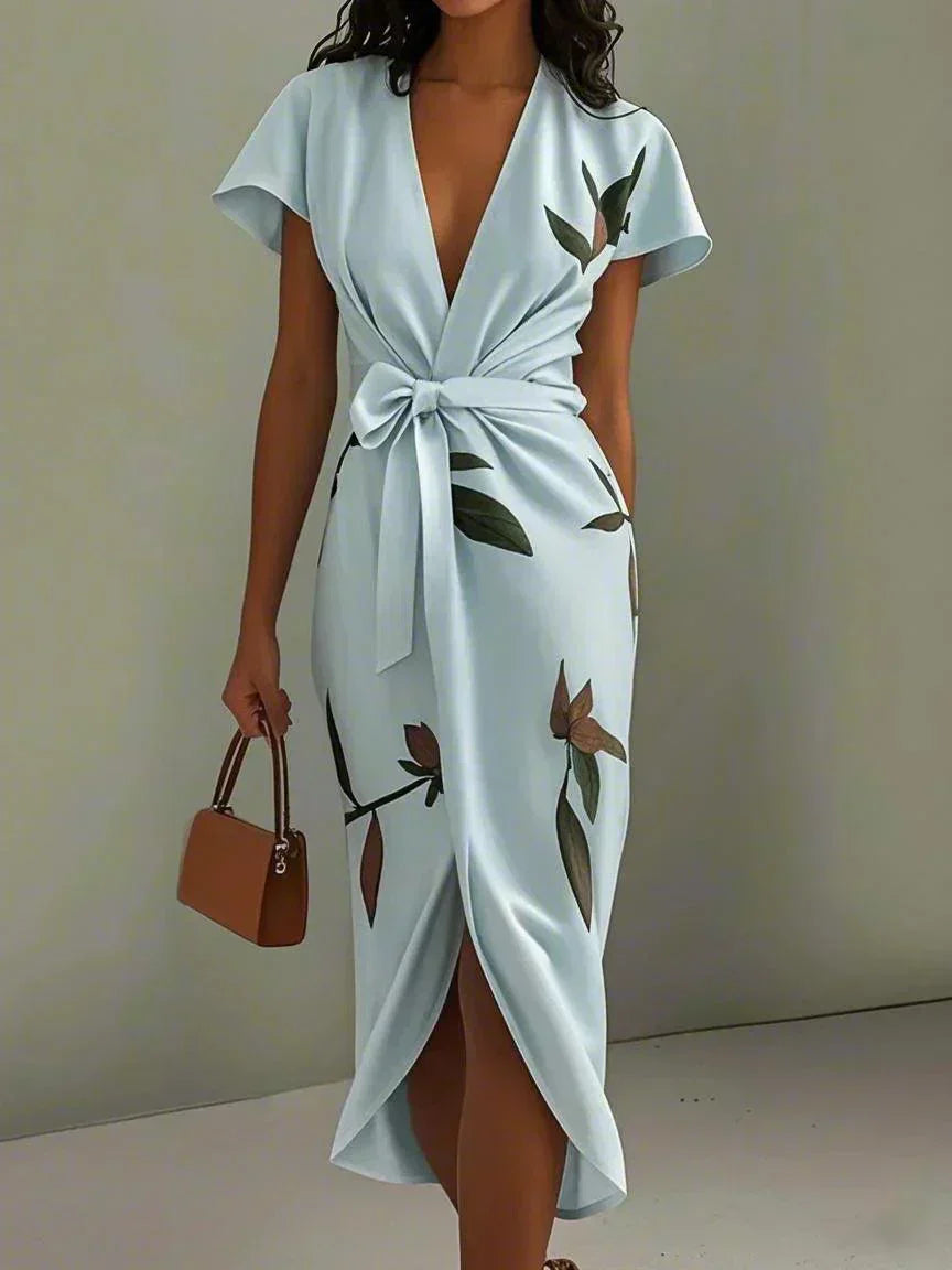 Alex | Vestido de mujer elegante y ajustado, estilo envolvente