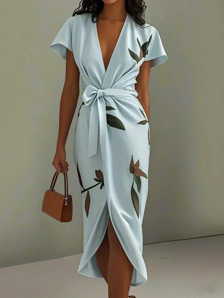 Alex | Vestido de mujer elegante y ajustado, estilo envolvente