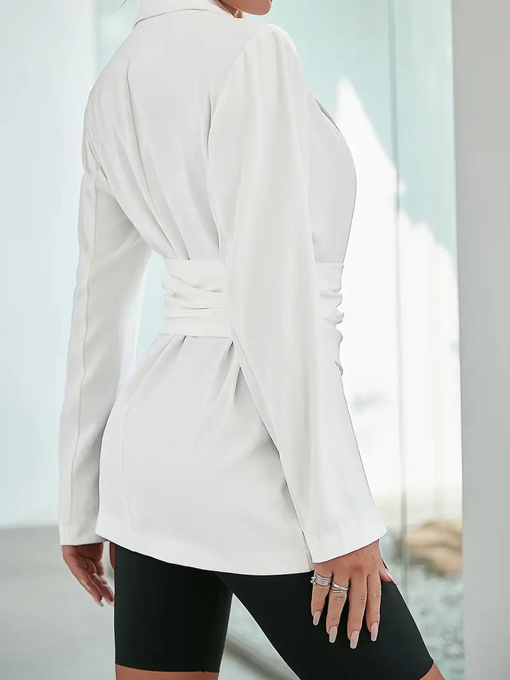 Brenda | Blazer femenino plisado elegante casual formal estiloso