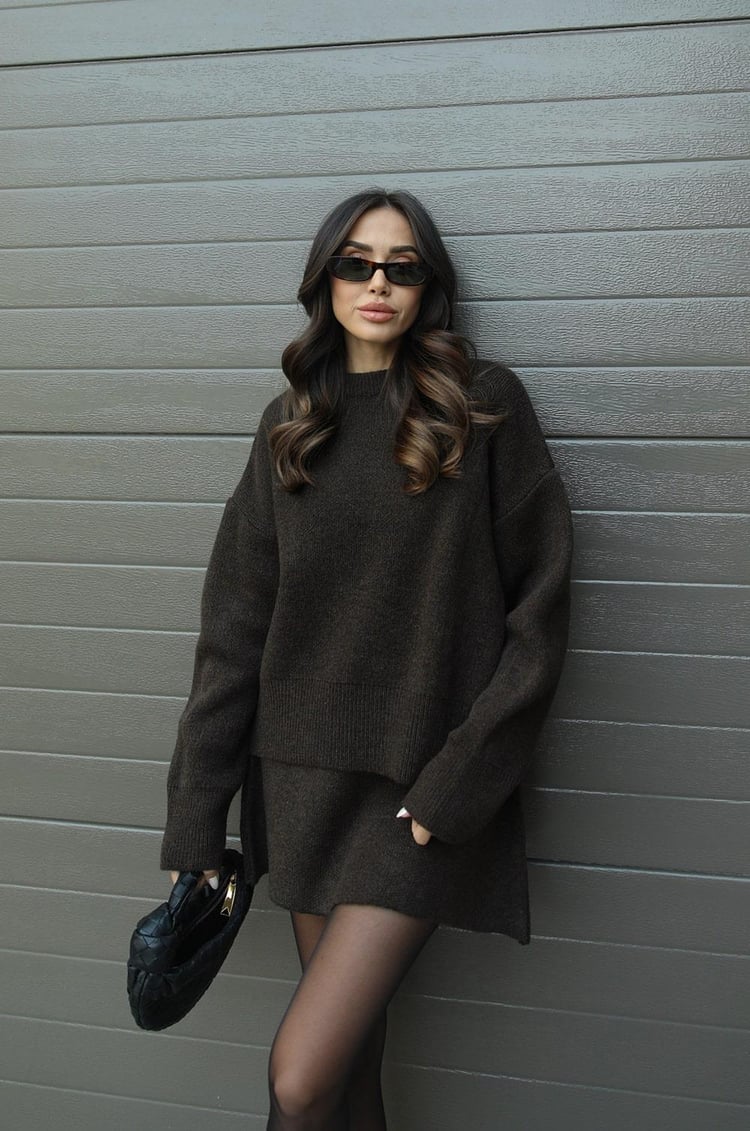 Seraphine | Conjunto de otoño de suave lana