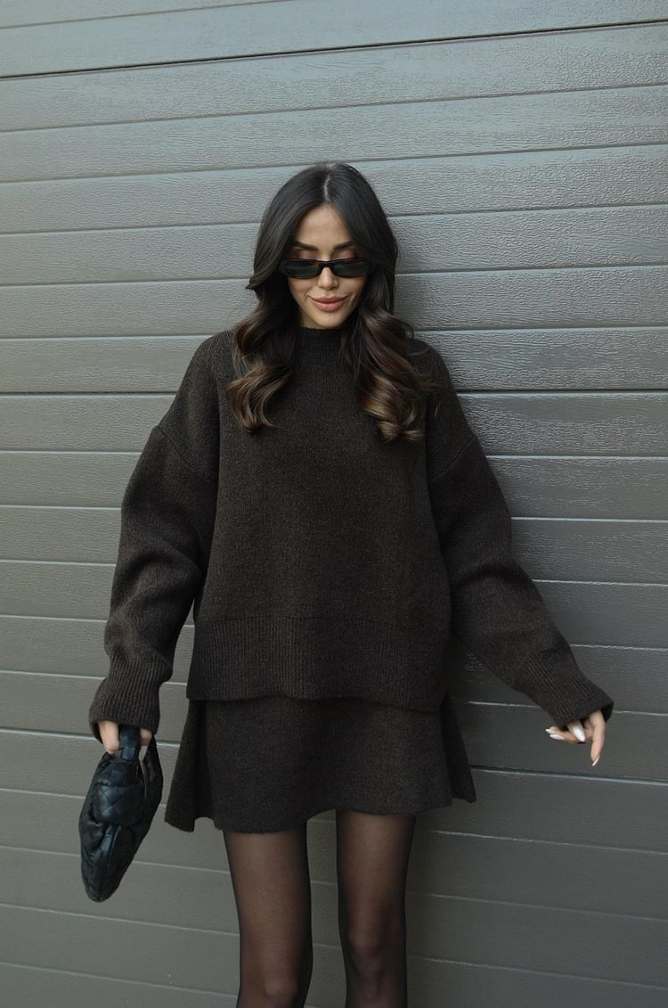 Seraphine | Conjunto de otoño de suave lana