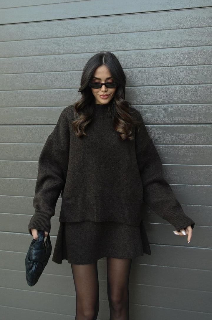 Seraphine | Conjunto de otoño de suave lana